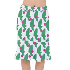 Feuilles Et Pois Mermaid Skirt