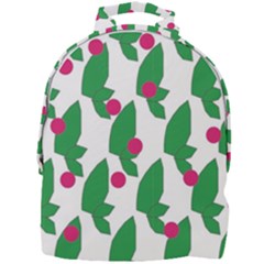 Feuilles Et Pois Mini Full Print Backpack by perlette