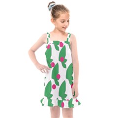 Feuilles Et Pois Kids  Overall Dress by perlette