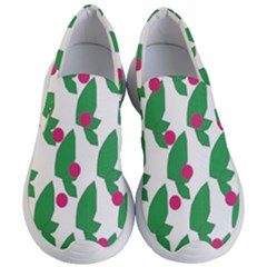 Feuilles Et Pois Women s Lightweight Slip Ons