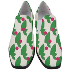 Feuilles Et Pois Slip On Heel Loafers