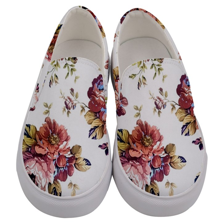 A Secret Garden Men s Canvas Slip Ons