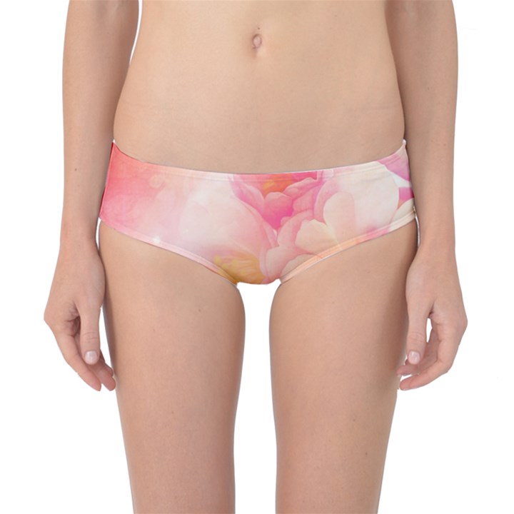 Wonderful Floral Design, Soft Colors Classic Bikini Bottoms