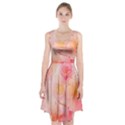 Wonderful Floral Design, Soft Colors Racerback Midi Dress View1