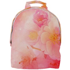 Wonderful Floral Design, Soft Colors Mini Full Print Backpack