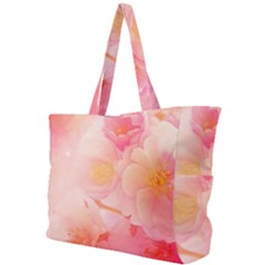 Wonderful Floral Design, Soft Colors Simple Shoulder Bag