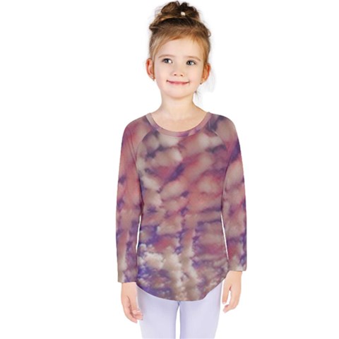 Clouds Kids  Long Sleeve Tee by StarvingArtisan