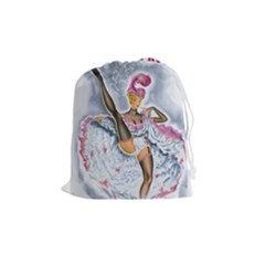 Bal Du Moulin Rouge French Cancan Drawstring Pouch (medium) by StarvingArtisan