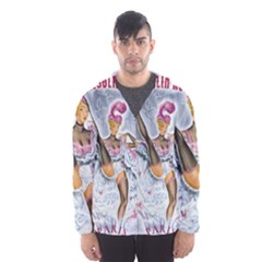 Bal Du Moulin Rouge French Cancan Men s Hooded Windbreaker