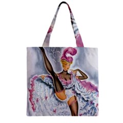 Bal Du Moulin Rouge French Cancan Zipper Grocery Tote Bag by StarvingArtisan