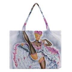 Bal Du Moulin Rouge French Cancan Medium Tote Bag by StarvingArtisan