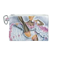 Bal Du Moulin Rouge French Cancan Canvas Cosmetic Bag (medium) by StarvingArtisan