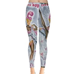 Bal Du Moulin Rouge French Cancan Inside Out Leggings