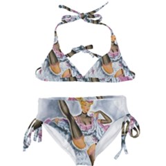 Bal Du Moulin Rouge French Cancan Kids  Classic Bikini Set