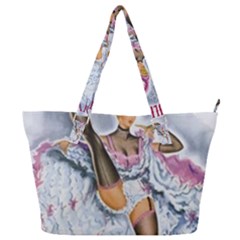 Bal Du Moulin Rouge French Cancan Full Print Shoulder Bag by StarvingArtisan