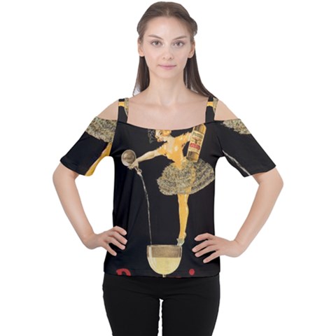 Pernis Champagne Cutout Shoulder Tee by StarvingArtisan