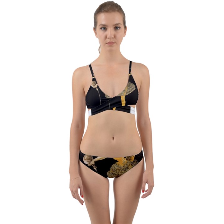 Pernis Champagne Wrap Around Bikini Set