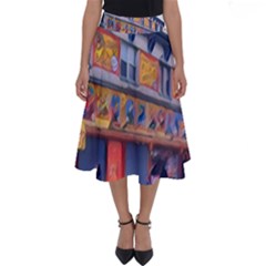 Coney Island Freak Show Perfect Length Midi Skirt by StarvingArtisan