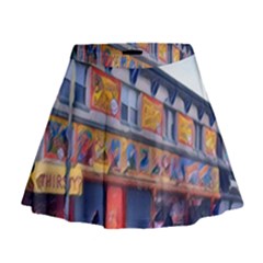 Coney Island Freak Show Mini Flare Skirt by StarvingArtisan