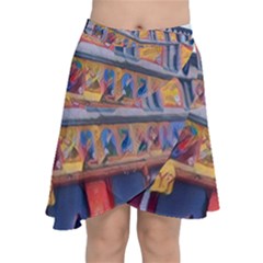 Coney Island Freak Show Chiffon Wrap Front Skirt by StarvingArtisan