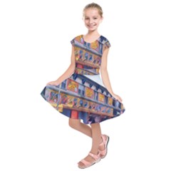 Coney Island Freak Show Kids  Short Sleeve Dress by StarvingArtisan