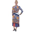 Coney Island Freak Show Velvet Maxi Wrap Dress View2