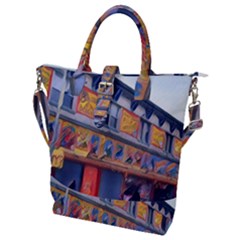 Coney Island Freak Show Buckle Top Tote Bag