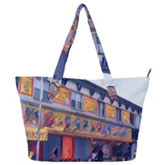 Coney Island Freak Show Full Print Shoulder Bag by StarvingArtisan