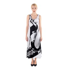 Pinup Girl Sleeveless Maxi Dress