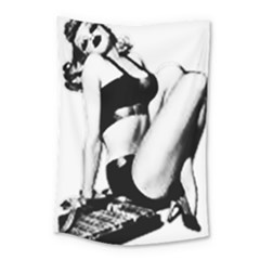 Pinup Girl Small Tapestry by StarvingArtisan