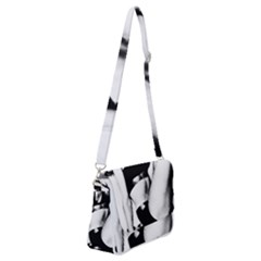 Pinup Girl Shoulder Bag With Back Zipper