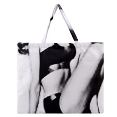 Pinup Girl Zipper Large Tote Bag by StarvingArtisan