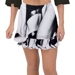 Pinup Girl Fishtail Mini Chiffon Skirt