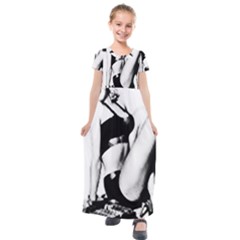 Pinup Girl Kids  Short Sleeve Maxi Dress by StarvingArtisan