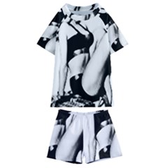 Pinup Girl Kids  Swim Tee And Shorts Set