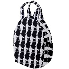 Cat Silouette Pattern Travel Backpacks