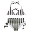 Cat Pirate Pattern Kids  Classic Bikini Set View1