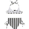 Cat Pirate Pattern Kids  Classic Bikini Set View2