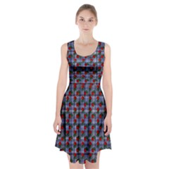 Roses Blue Plaid Racerback Midi Dress by snowwhitegirl