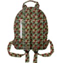 Roses Yellow Plaid Mini Full Print Backpack View2