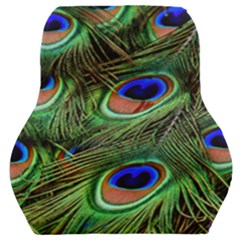 Peacock Feathers Car Seat Back Cushion  by snowwhitegirl