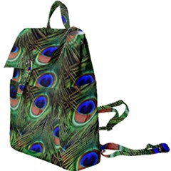 Peacock Feathers Buckle Everyday Backpack