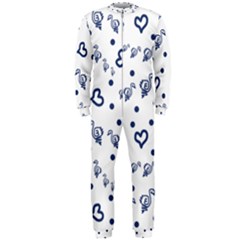 Duck Family Blue Pattern Onepiece Jumpsuit (men)  by snowwhitegirl