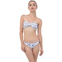 Duck Family Blue Pattern Classic Bandeau Bikini Set View1