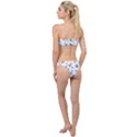 Duck Family Blue Pattern Classic Bandeau Bikini Set View2