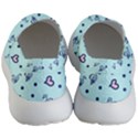 Duck Family Blue Pink Hearts Pattern Women s Lightweight Slip Ons View4