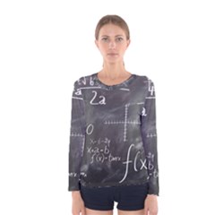 Mathematics Women s Long Sleeve Tee