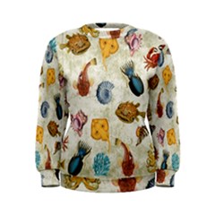 Sea World Vintage Pattern Women s Sweatshirt