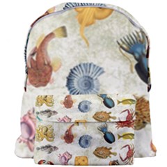 Sea World Vintage Pattern Giant Full Print Backpack by Valentinaart