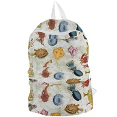 Sea World Vintage Pattern Foldable Lightweight Backpack